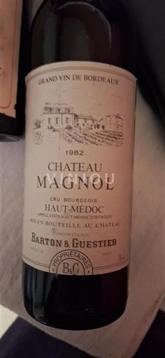 Бордо Го-Медок Château Magnol 1982