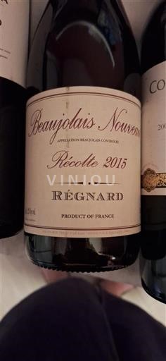 Beaujolais Beaujolais Nouveau Régnard 2015