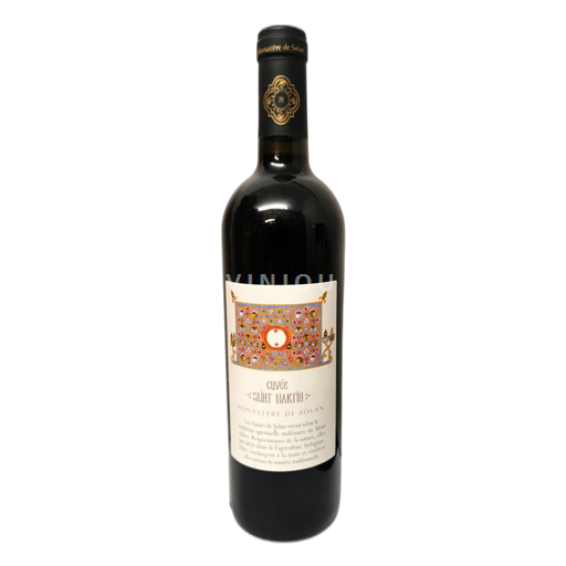 Vin Rouge sec Saint Martin Monastère de Solan 2019 France Languedoc et Roussillon Cévennes IGP
