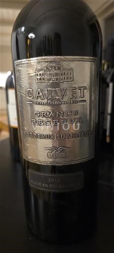 Bordeaux Bordeaux superiore Calvet Grande Réserve 2014