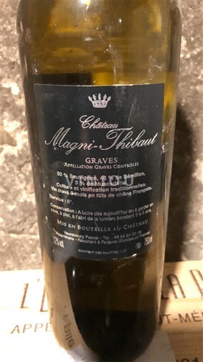 Burdeos Graves Château Magni-Thibaut 2017