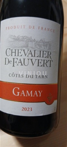 Sud-Vest Côtes du Tarn Chevalier De Fauvert Gamay 2023