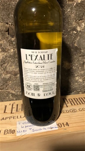 Bordeaux Entre-deux-mers L'Exalté 2024