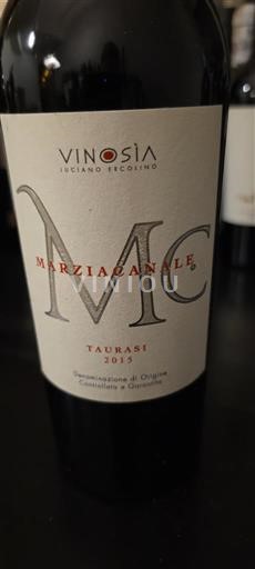 Campania Taurasi Vinosia Marziacanale 2015
