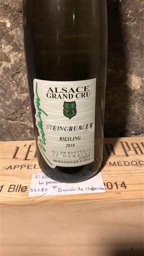 Alsácia Alsácia Grand Cru Grand Cru Domaine Moellinger Steingrubler 2018