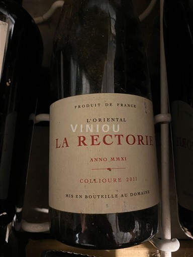 Roussillon Collioure La Rectorie L'Oriental 2011