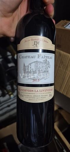 Languedoc Minervois-la-Livinière Château Faîteau 2015