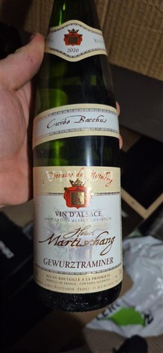 Alsacia Domaine Mittelbergheim Bacchus 2020