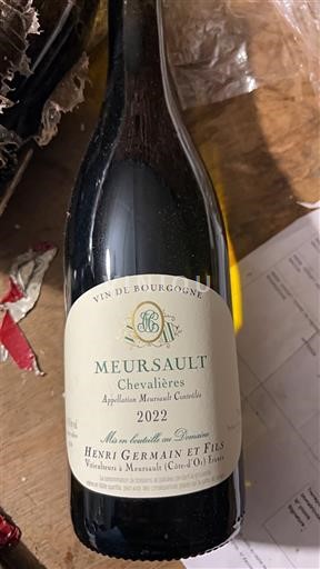 Burgundia Meursault Henri Germain et Fils Chevalières 2022