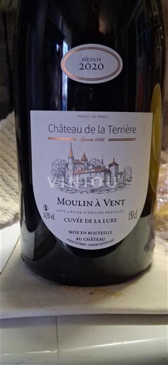 Beaujolais Moulin-à-vent Château La Terrière de la Lure 2020
