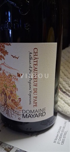 Valea Ronului Châteauneuf-du-Pape Domaine Mayard Absolue de Terroir Vieilles Vignes 2021