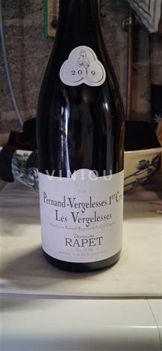 Bourgondië Pernand-Vergelesses Premier Cru Domaine Rapet Les Vergelesses 2019