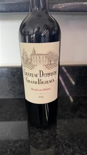 Burdeos Moulis-en-Médoc Château Dutruch Grand Poujeaux 2015