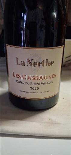 Valle del Ródano Côtes del Ródano Pueblos Château La Nerthe Les Cassagnes 2020