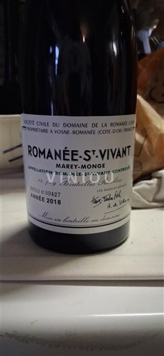 Burgundia Romanée-saint-vivant Grand Cru Domaine La Romanée-Conti Romanée-Saint-Vivant Marey-Monge 2018