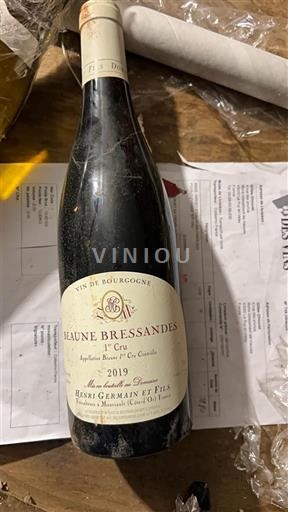 Burgundia Beaune Premier Cru Henri Germain et Fils Beaune Bressandes 1er Cru 2019