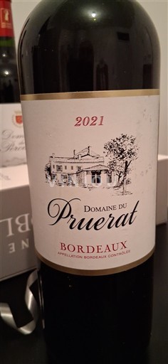 Bordeaux Domaine Pruerat 2021