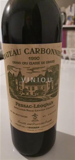 Bordeaux Pessac-Léognan Grand Cru Château Carbonnieux 1990