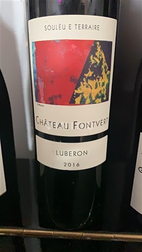 Valea Ronului Luberon Château Fontvert Soulèu e Terraire 2016