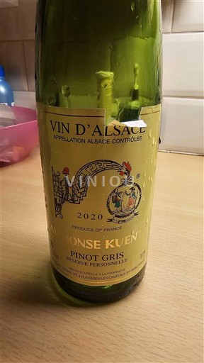 Alsacia Alphonse Kuentz Réserve Personnelle 2020