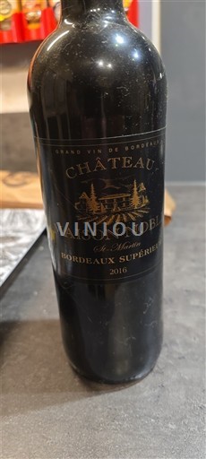 Bordeaux Bordeaux superior Château Maison Noble Saint Martin 2016