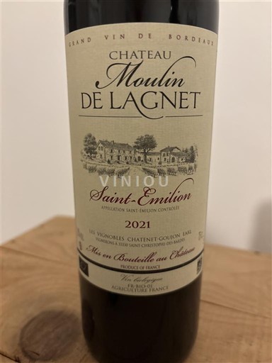 Bordeaux Saint-Émilion Château Moulin de Lagnet 2021