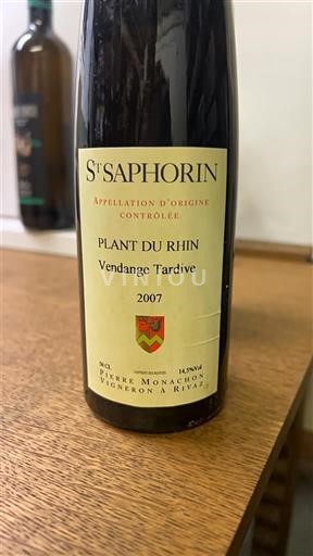 Vaud Saint-Saphorin (Lavaux) Pierre Monachon Plant du Rhin Vendange Tardive 2007