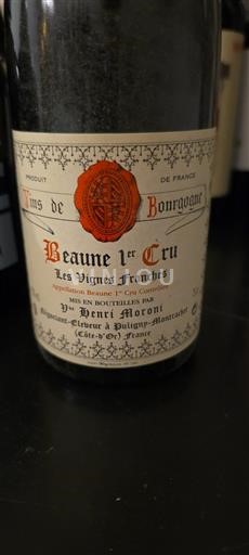 Bourgogne Premier Cru Henri Moroni Les Vignes Franches Non Millésimé