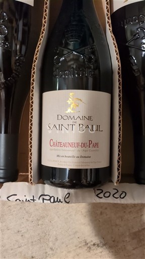 Valea Ronului Châteauneuf-du-Pape Domaine Saint Paul 2020