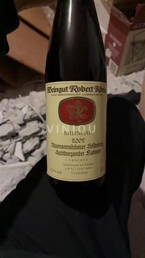 Rheingau Weingut Robert König Assmannshäuser Höllenberg Spätburgunder Kabinett Trocken 2002