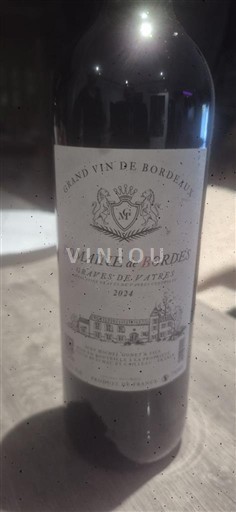 Bordeaux Domaine Bordes des Patrés 2021