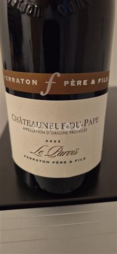 Valle del Ródano Châteauneuf-du-Pape. Ferraton Père & Fils Le Parvis 2022