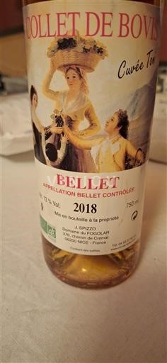 Provence Bellet Collet de Bovis Thérèse 2018