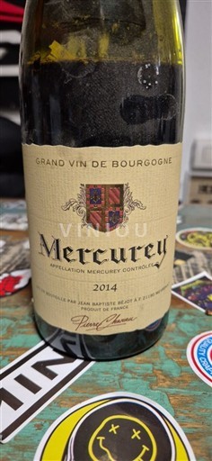 Wijnen Rouge sec Domaine Jean-Baptiste Jessiaume 2014 Frankrijk Bourgondië Mercurey AOC