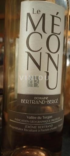 Languedoc și Roussillon Torgan Domaine Bertrand-Bergé Le Méconnu 2023