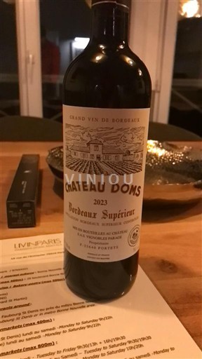 Bordeaux Bordeaux superior Château Doms 2023
