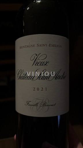 Bordeaux Montagne-Saint-Émilion Château Vieux Château Saint André 2021