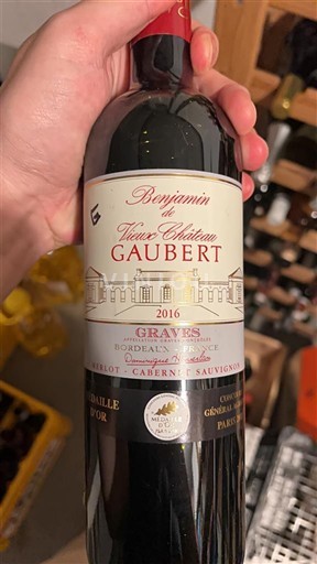 Bordeaux Graves Château Vieux Château Gaubert Benjamin 2016