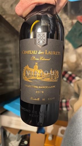 Bordeaux Puisseguin-saint-émilion Château Laurets Sélection Parcellaire 2019
