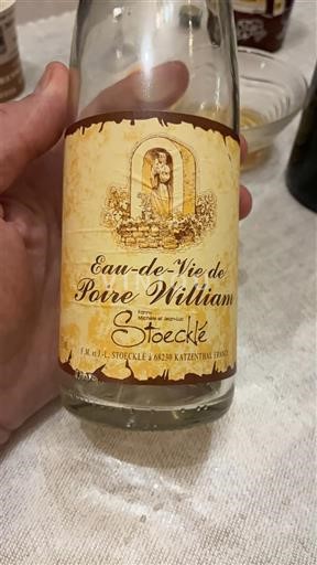 Alsacia Stoecklé Eau-de-Vie de Poire William Nemilésimat