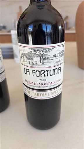 Toscana Rosso di Montalcino La Fortuna Sortie Tardive Spéciale 2020