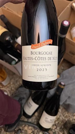 Burgundia Hautes Côtes de Nuits David Duband Louis Auguste 2023