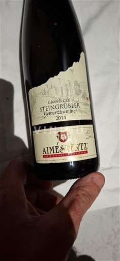 Alsace Määrittelemätön Grand Cru Aimé Stentz Steingrubler 2014