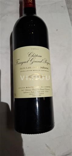 Bordeaux Moulis-en-Médoc Château Franquey grand poujeaux 2020
