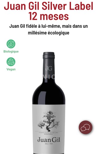 Murcia Jumilla Juan Gil Silver Label 12 meses 2023