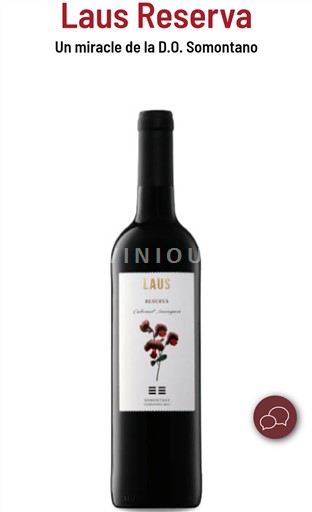 Aragon Somontano Laus Reserva 2019
