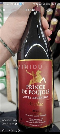 Sud-Vest Dealurile Lotului Prince de Poujols Exception 2023