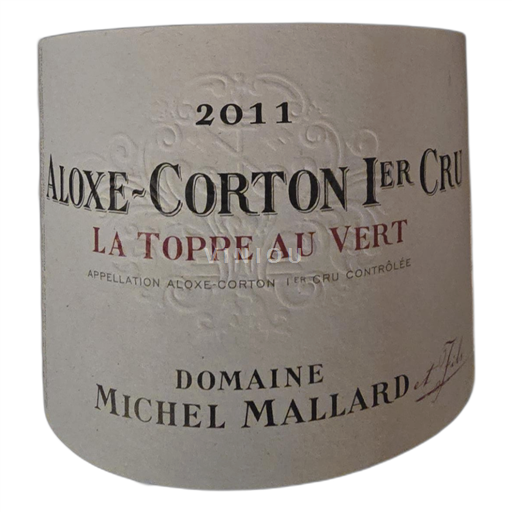 Bourgogne Domaine Michel Mallard La Toppe au Vert 2011