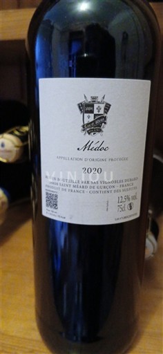Bordeaux Médoc Vignoble DUBARD 2020
