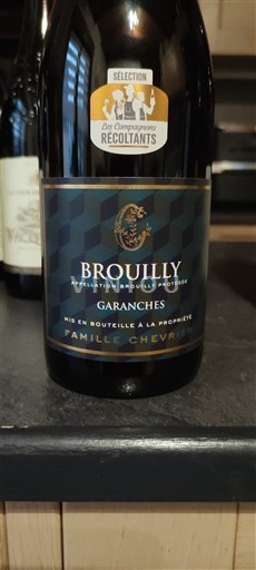 Beaujolais Brouilly Famille Chevrier Garanche Nemilésimat